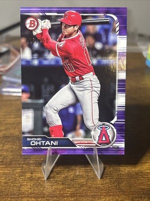 2019 Bowman Shohei Ohtani Purple Parallel /250 Angels/dodgers MVP