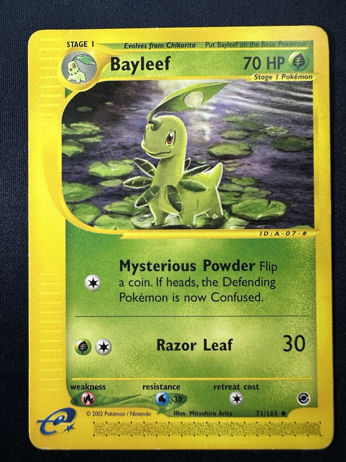 Pokemon TCG Bayleef Expedition Base Set 71/165 Uncommon MP Free Ship A