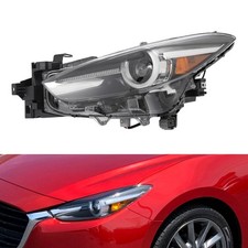 Headlight For 2017-2018 Mazda 3 Led Headlamp Assembly With Bulb Left Driver Side