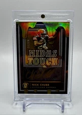 2023 Panini Gold Standard - Midas Touch Auto Nick Chubb Rose Gold /24