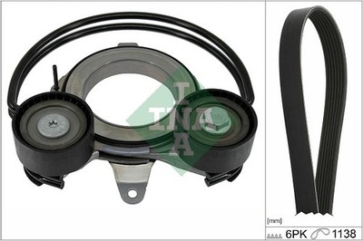 INA 529 0571 10 Keilrippenriemensatz für AUDI