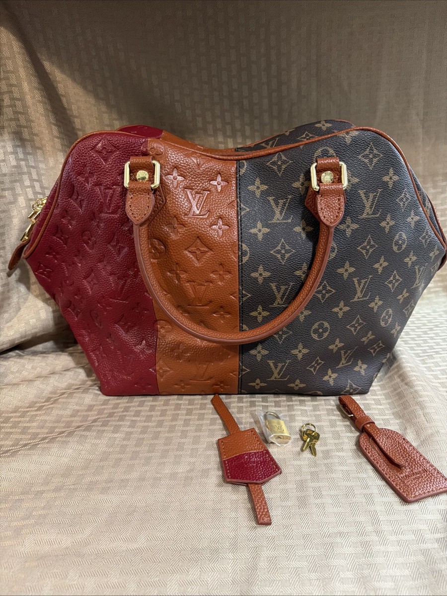 Louis Vuitton バッグ Authentic Louis Vuitton Monogram Blocks Tote M40503 Shoulder Bag