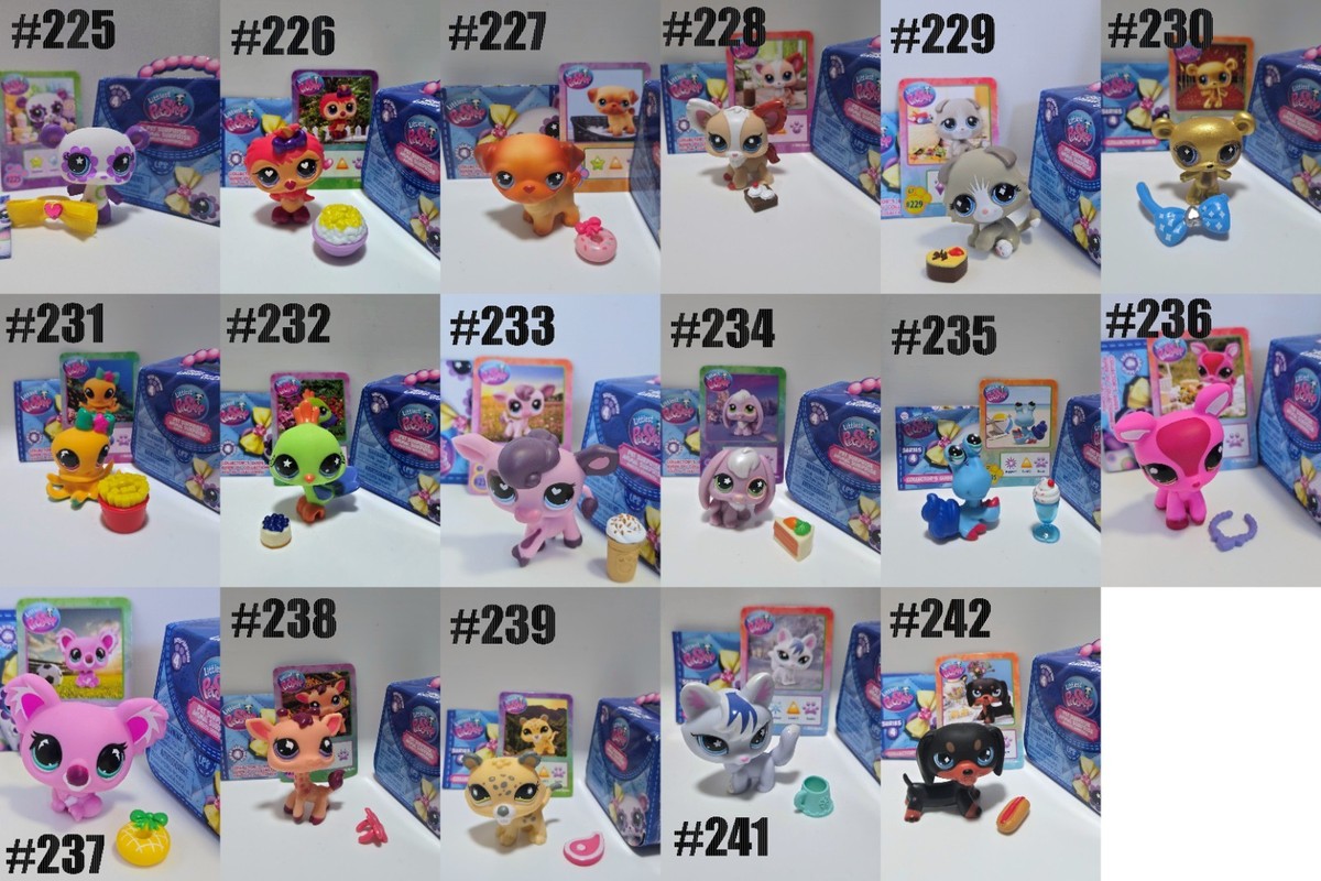 Littlest Pet Shop LPS Series 4 G7 #225-#242 Dachshund,Panda