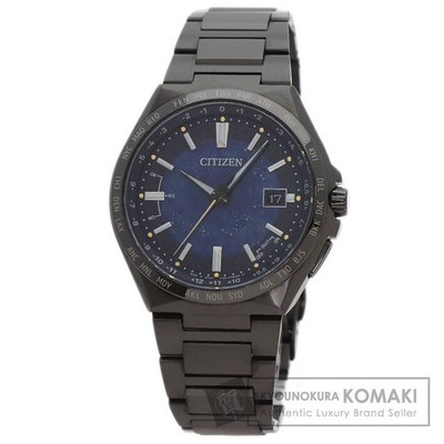 #ad #ad Citizen Attesa CB0219 50L Titanium Cosmic Blue 2200 Limited Used From Japan $991.99