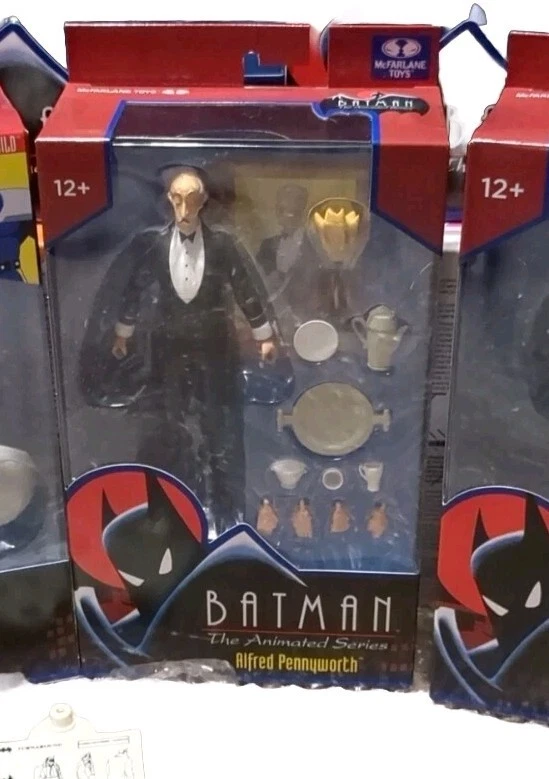 McFarlane Toys DC Batman TAS Set Of 5 Alfred Riddler Gordon Joker Batman Lock-up