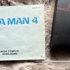 Nintendo Mega Man 4 Nintendo NES PAL 1992 avec bo&icirc;te et manuel