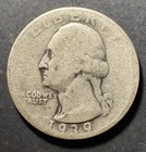 1939-P Silver Washington Quarter (Circulated) - (#2027) Very Fine Condition