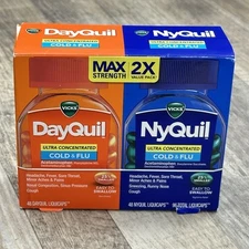 Vicks DayQuil & NyQuil Ultra Concentrated Liquicaps Co-Pack, Cold & Flu Medicine