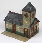 HO scale FOS Scale Models Kit of the Month #27 Juniper Depot built and weathered — photo 3
