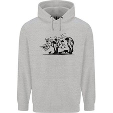 Rhino Ecology Rhinoceroses Herren 80% Baumwolle Kapuzen