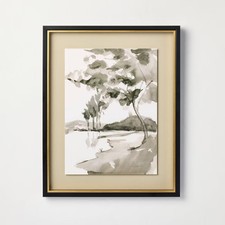 16"x20" Washed Landscape Framed Wall Art - Hearth  Hand with Magnolia