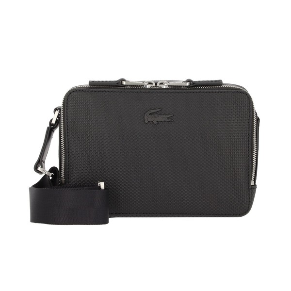 Lacoste Chantaco UmhäNgetasche Leder 20,5Cm (Noir) #LCS-NU4393CE (Noir)-image