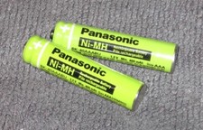 2 GENUINE Panasonic NiMh BK-40AAABU Rechargeable Phone Battery 400mAh