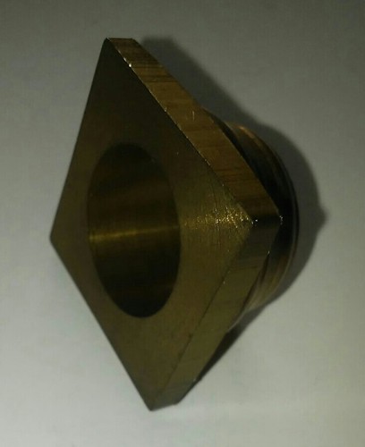 Solid cast brass column holder for antique clocks 3/4" ID - Picture 3 of 5