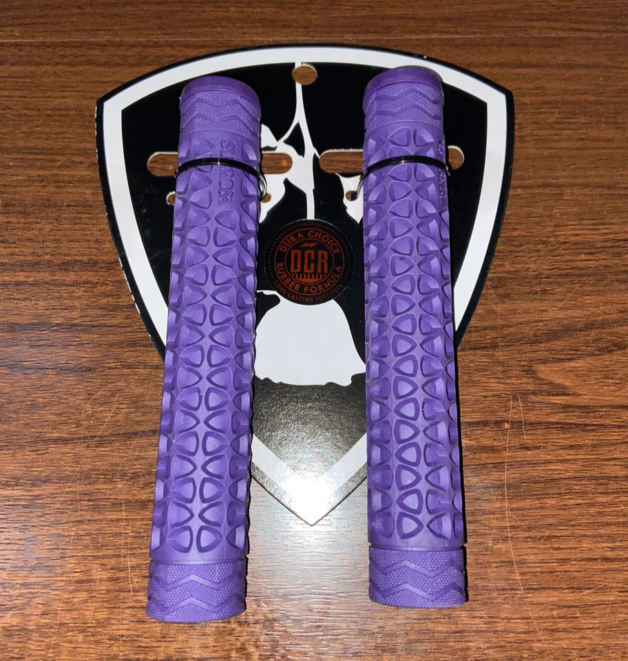 SUBROSA SAWTOOTH GRIPS + BAR ENDS GT HARO SE CULT KINK RANT SHADOW PURPLE NEW - Image 3 of 4