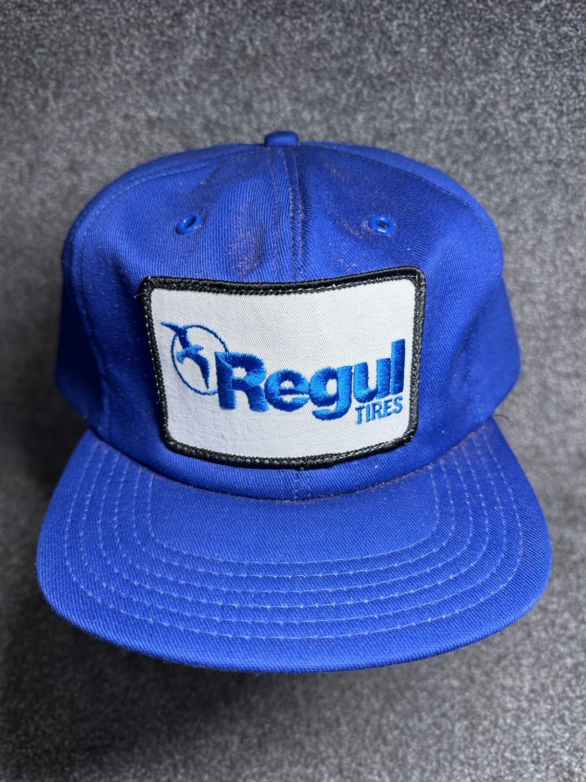 Vintage Regal Tires Autotire Hat Cap SnapBack Trucker Logo MADE USA