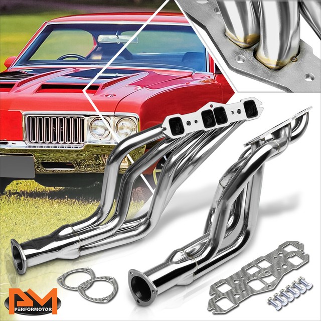 For Oldsmobile Cutlass 6877 Exhaust Headers Standard Duty Mild Steel Uncoated eBay