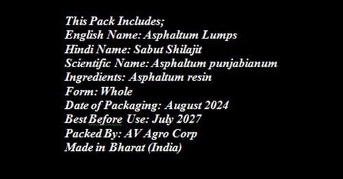 Shilajit 100% Pure Tested Himalayan Mumiyo Mumio Shilajeet 250g-1Kg Resin Lumps - Picture 5 of 9