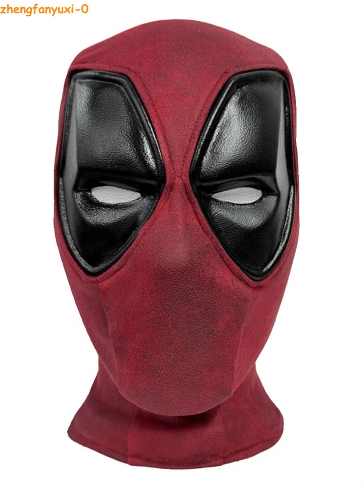 Deadpool Wade Winston Wilson Halloween Cosplay Full Face Mask Hood visor Gift - Image 2 of 4