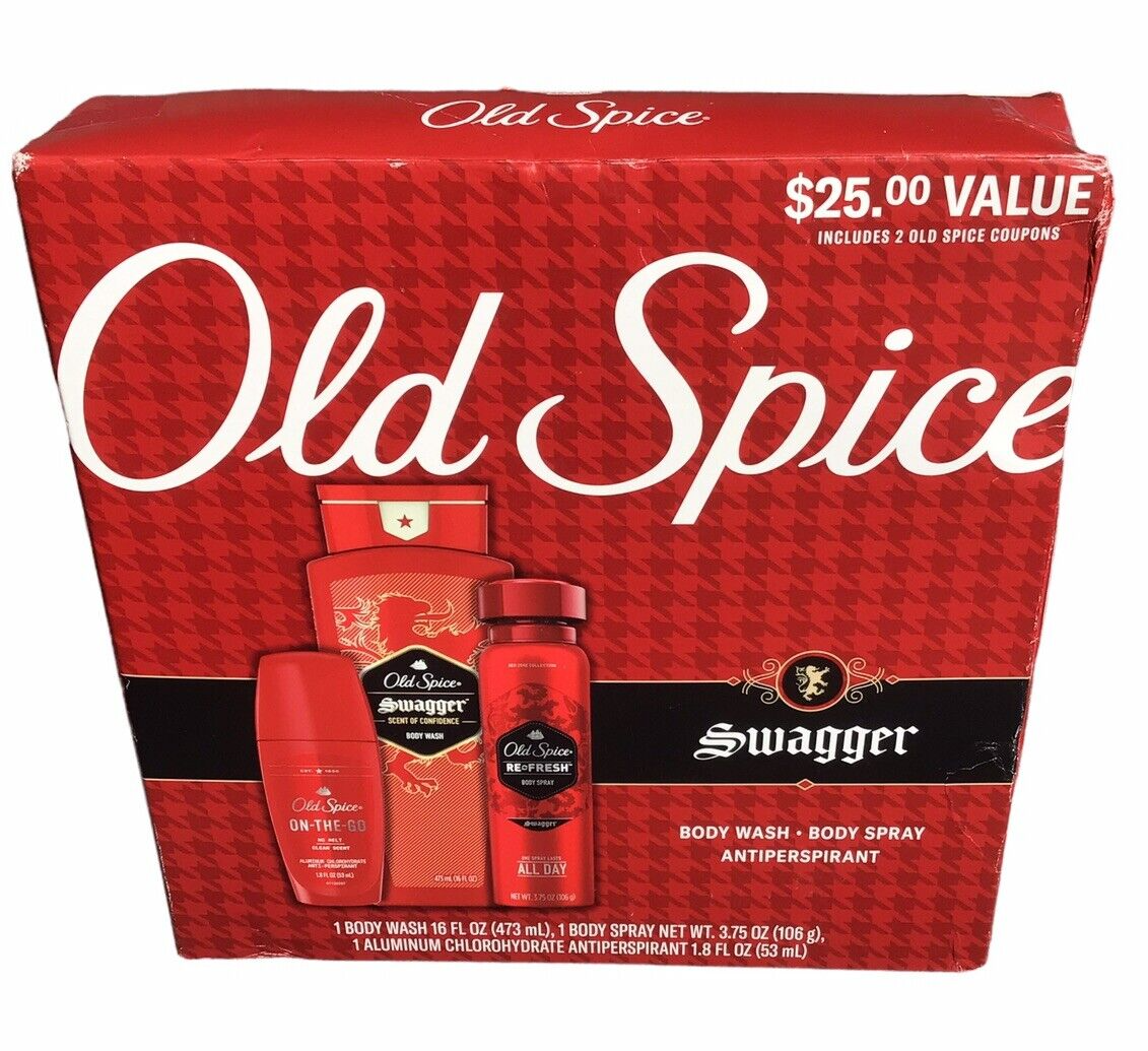 Old Spice Red Zone Swagger Scent Body Spray for Men, 3.75 oz