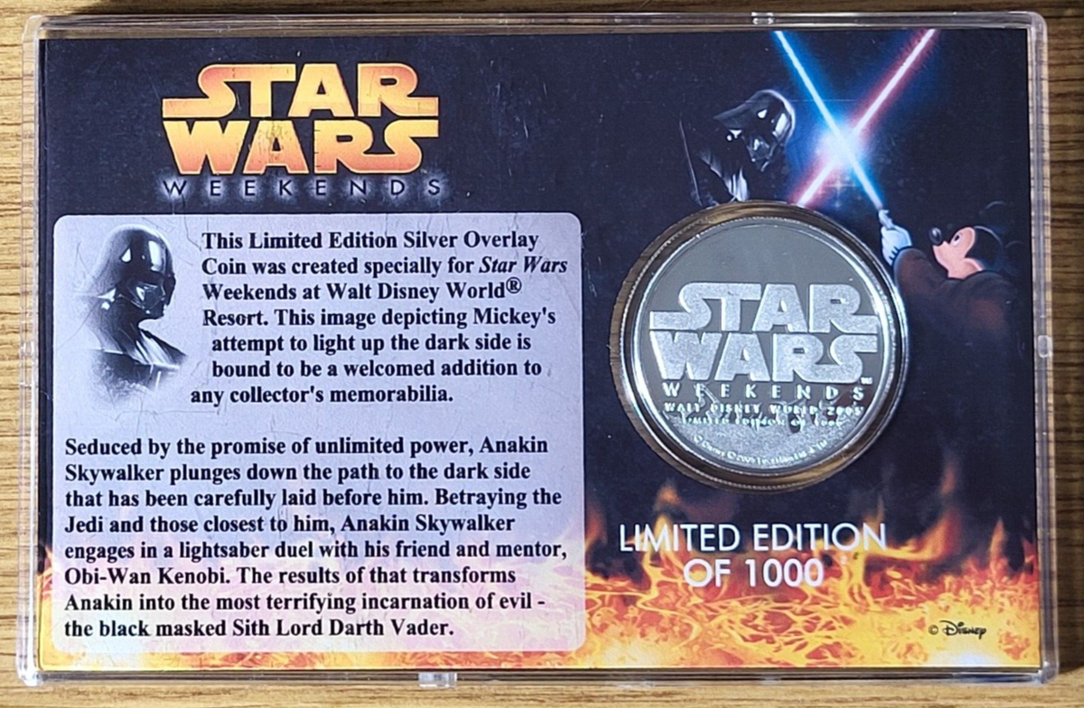 Star Wars Weekends Walt Disney World 2005 Limited Edition Silver