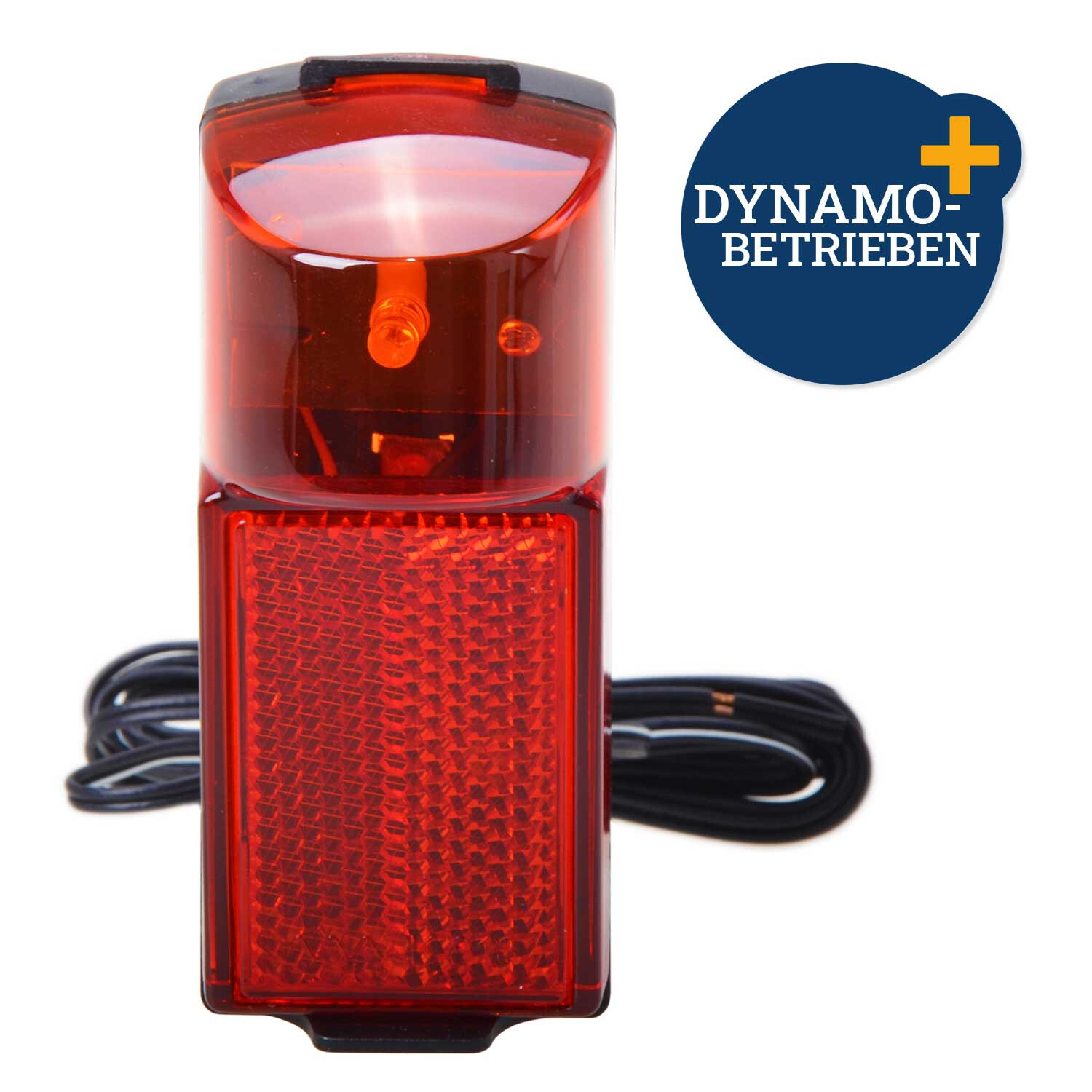LED Fahrrad Lampe für Dynamo Rücklicht Nabendynamo Rück Licht Rad Rot ...