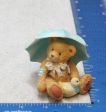 REPAIRED Cherished Teddies Alan Enesco P. Hillman 914789 Bear w/Umbrella