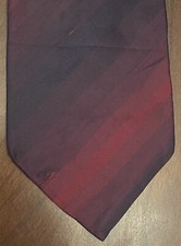 Vintage Express Black Red 100% Silk Men’s Neck Tie Made In USA