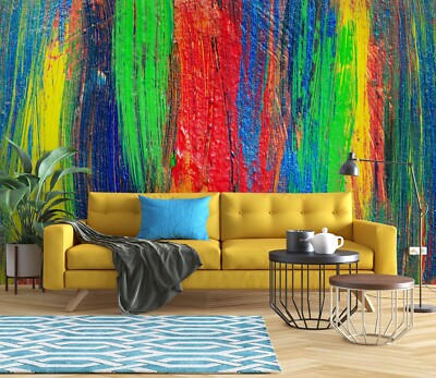 3D Bunt Design H2181 Tapete Wandbild Selbstklebend Abnehmbare Aufkleber Erin