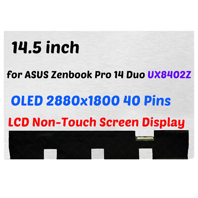for ASUS Zenbook Pro 14 Duo UX8402VU UX8402VU-AS96T 2.8K OLED Display LCD Screen