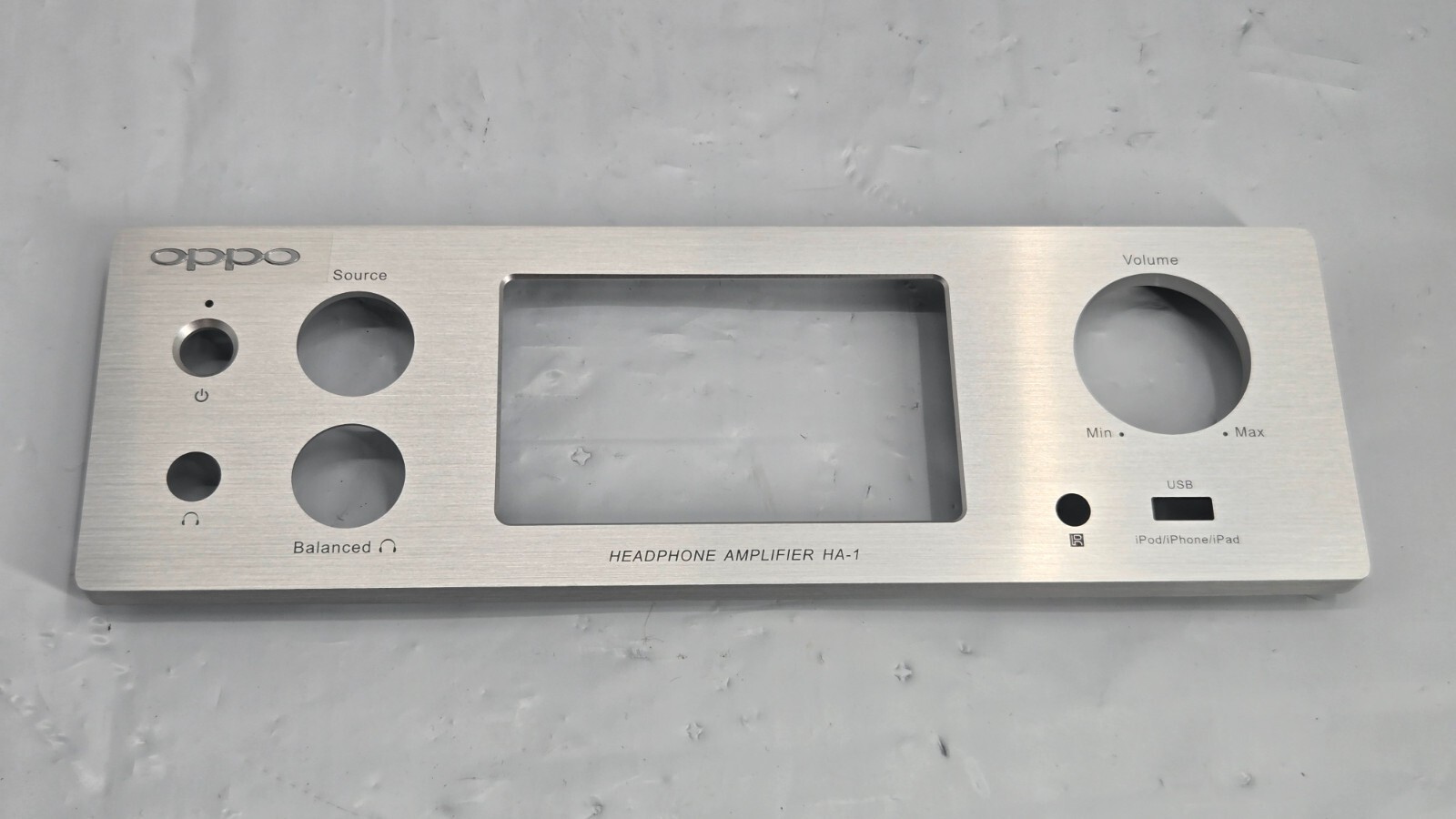 Oppo HA-1 Headphone Amplifier FACE PLATE