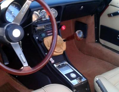 Kopfhörer Schalthebel Alfa Romeo Duett Echtes Leder Echtleder