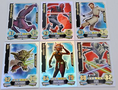 Force Attax Clone Wars Serie 3   Force Meister, Star & lim. Karten aussuchen Neu