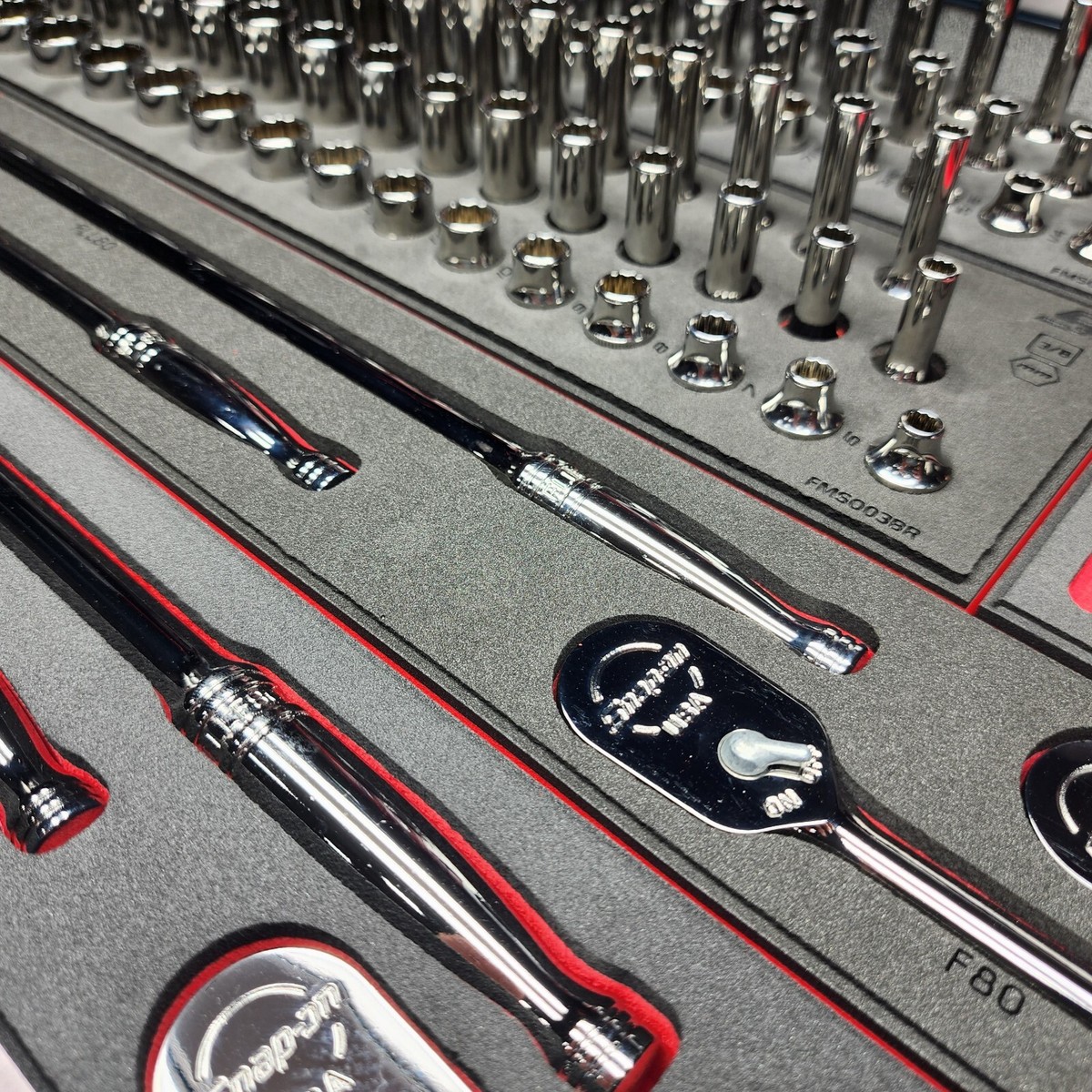 Snap-on Tools NEW 12-POINT RED 101pc 3/8