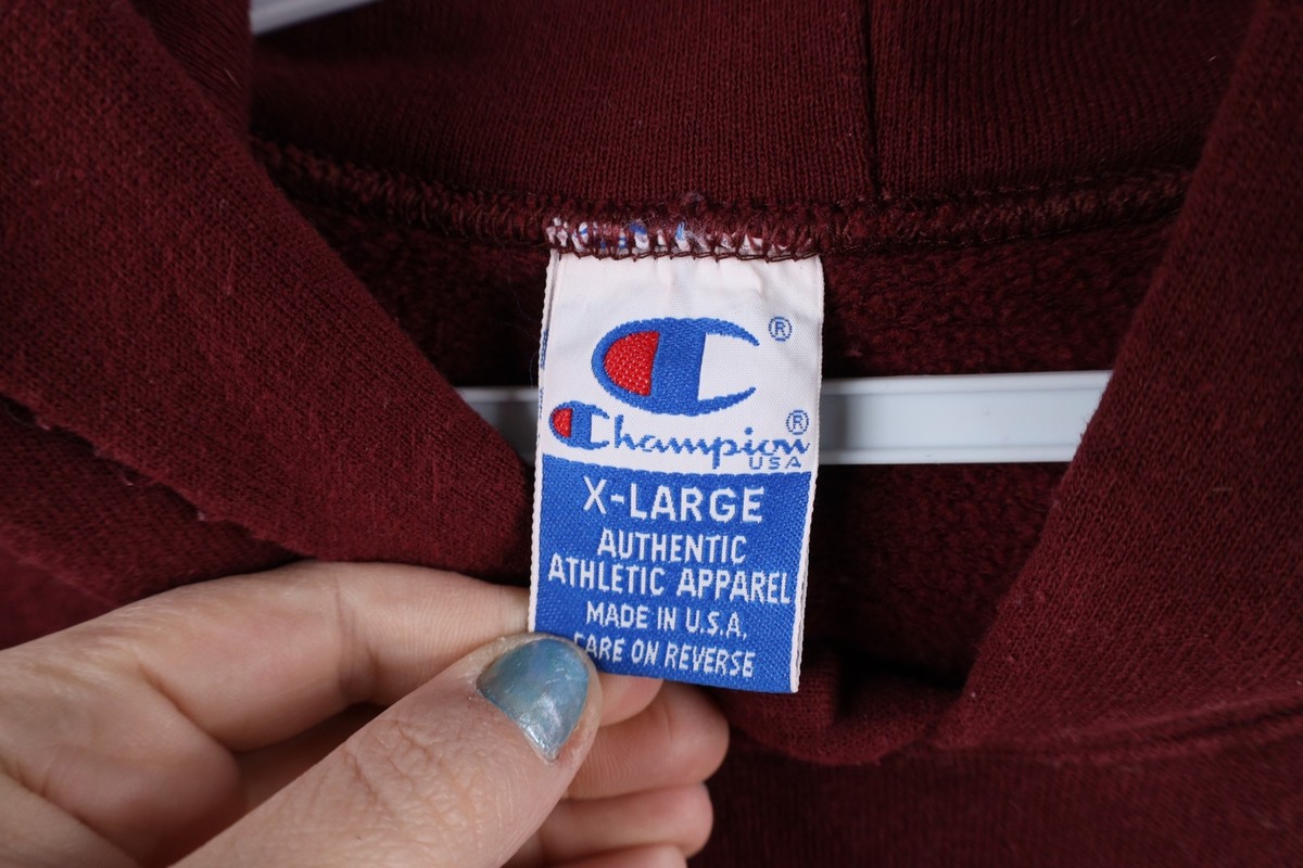 【90s】Champion AUGUSTANA スウェット X-LARGE Vtg 90s Champion Mens XL Faded Spell Out Augustana College