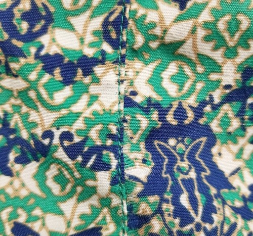 Westbound Tunic Top Womens 2X Plus Blue Green Brown Damask Print ¾ Sleeve Blouse - Picture 14 of 14