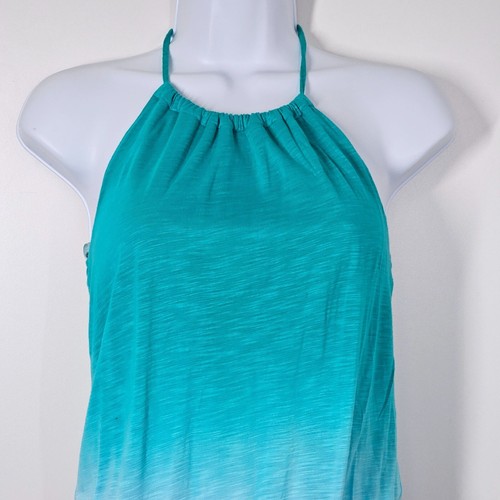 Young Fabulous & Broke Halter Blue Purple White Ombre Maxi Dress XS - Picture 11 of 11