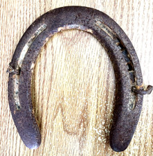 Rusty Horseshoe W/Nails Art Decor Rustic Western Weld
