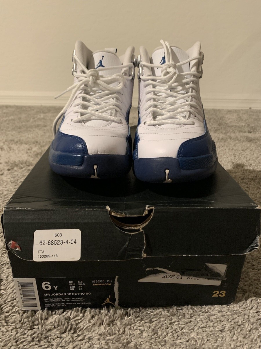 You Jordan 12 Retro French Blue Size - 6y | eBay