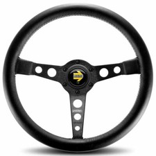 Momo Prototipo 350mm Steering Wheel Black Momo Hub Adapter Kit For Porsche