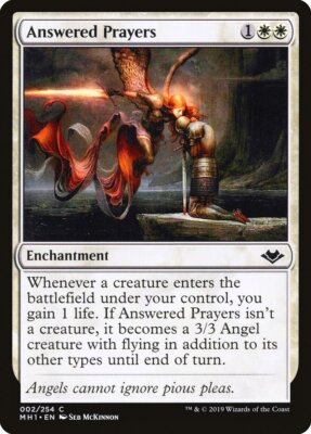 Answered Prayers | MtG Magic Modern Horizons | English | Near Mint-Mint (NM-M)