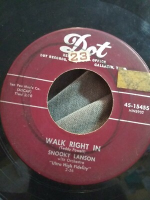 Dot Snooky Lanson By The Light Of The Silvery Moon/Walk Right In!!!!!