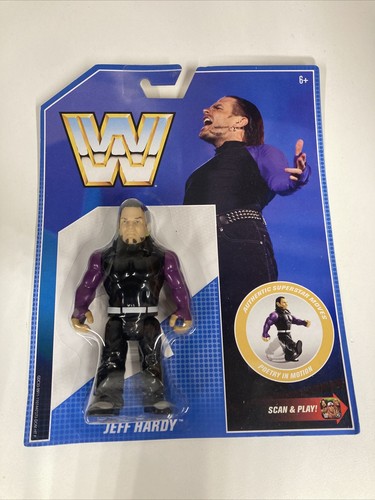 WWE JEFF HARDY RETRO SERIES 8 WRESTLING FIGURE HAS...