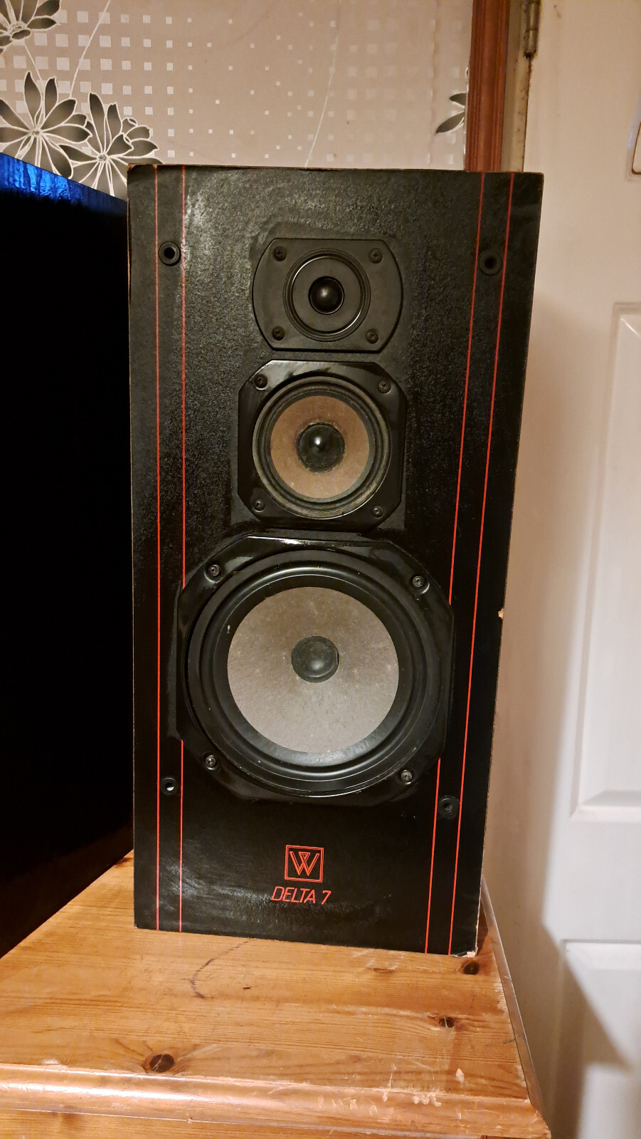 Vintage Wharfdale Delta 7 speakers, Black, used eBay