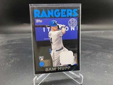 Sam Huff 2021 Topps 1986 Black Relic 86BR-SHU /199 Rangers RC Rookie