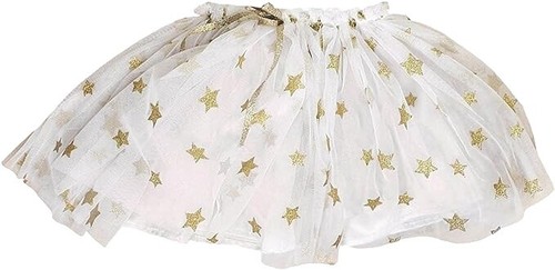 DuoMon Hoop Skirt For Girls DANCEYOU Practice Tutu 7-Layered