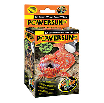 Zoo Med PowerSun 100 Watt UV Terrarienlampe und Wärmestrahlung PUV-11E