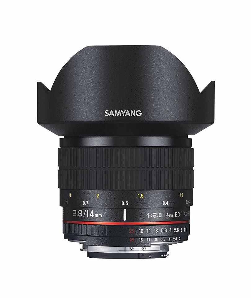 Samyang 14mm F2.8 Wide Angle Lens with AE Chip for Nikon Digital SLR - SY14MAE-N - Image 2 of 4