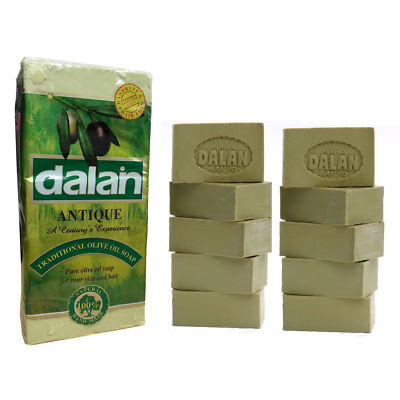 Türkische Dalan Seife 10 x Riegel Natur 100% Rein Olivenöl Bad Handarbeit Truthahn