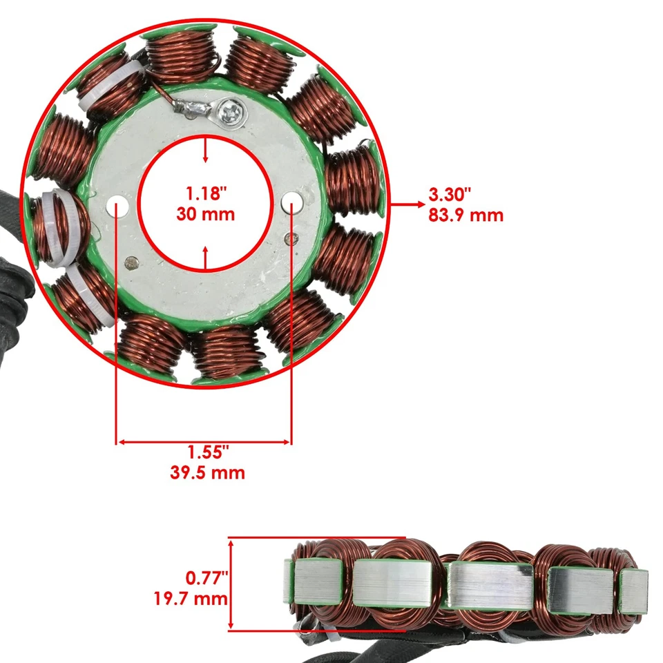 Статор и прокладка для Yamaha WR250F 2005-2009 2011 2012 2013 / WR250Fx 2008 - Изображение 2 из 4